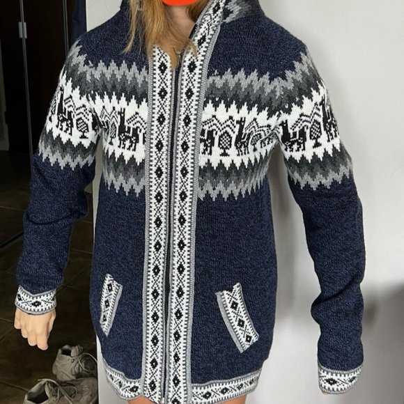 Unisex Alpaca Wool Sweater - Picture 5 of 6